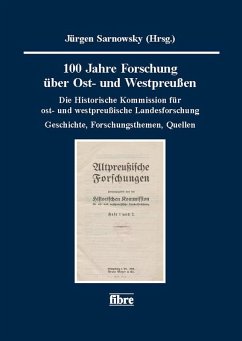 Cover 100 Jahre Forschung über Ost- und Westpreußen
