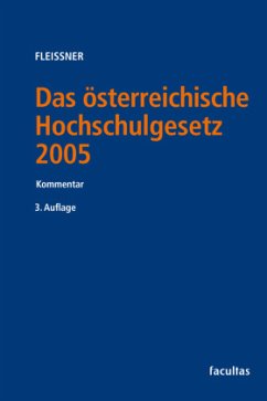 Cover Das österreichische Hochschulgesetz 2005