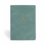 CSB Women's Study Bible, Earthen Teal Suedesoft Leathertouch, Indexed