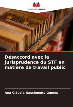 Cover Désaccord avec la jurisprudence du STF en matière de travail public