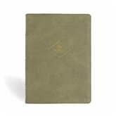 CSB Women's Study Bible, Sage Suedesoft Leathertouch, Indexed