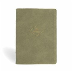 Cover CSB Women's Study Bible, Sage Suedesoft Leathertouch, Indexed