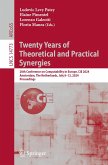 Twenty Years of Theoretical and Practical Synergies (eBook, PDF)