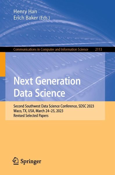 Next Generation Data Science (eBook, PDF) Next Generation Data Science (eBook, PDF)