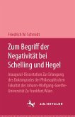 Zum Begriff der Negativität bei Schelling und Hegel (eBook, PDF)