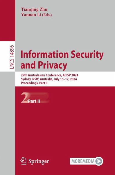 Information Security and Privacy (eBook, PDF) Information Security and Privacy (eBook, PDF)