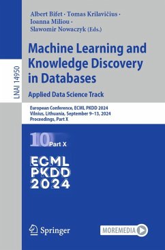 Cover Machine Learning and Knowledge Discovery in Databases. Applied Data Science Track (eBook, PDF)