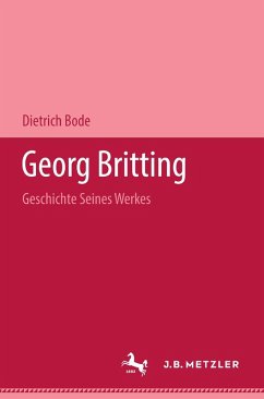 Goerg Britting (eBook, PDF) - Bode, Dietrich