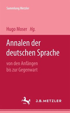 Cover Annalen der deutschen Sprache (eBook, PDF)