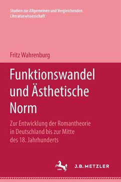 Cover Funktionswandel und Ästhetische Norm (eBook, PDF)
