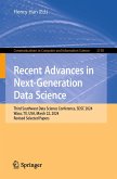 Recent Advances in Next-Generation Data Science (eBook, PDF)