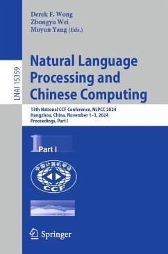 Natural Language Processing and Chinese Computing (eBook, PDF)