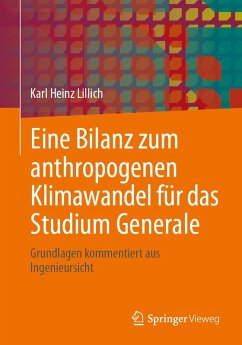 Cover Eine Bilanz zum anthropogenen Klimawandel für das Studium Generale (eBook, PDF)