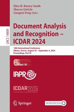 Document Analysis and Recognition - ICDAR 2024 (eBook, PDF)