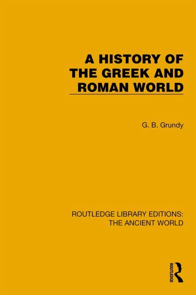 A History of the Greek and Roman World (eBook, ePUB) A History of the Greek and Roman World (eBook, ePUB)