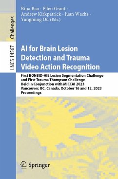Cover AI for Brain Lesion Detection and Trauma Video Action Recognition (eBook, PDF)
