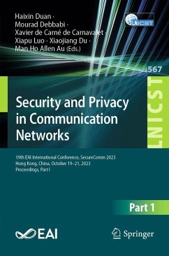 Security and Privacy in Communication Networks (eBook, PDF)