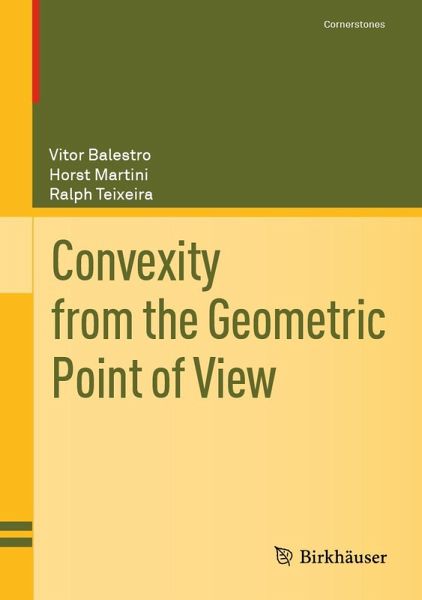 Convexity from the Geometric Point of View (eBook, PDF) Convexity from the Geometric Point of View (eBook, PDF)