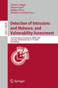 Detection of Intrusions and Malware, and Vulnerability Assessment (eBook, PDF)
