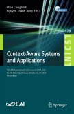 Context-Aware Systems and Applications (eBook, PDF)