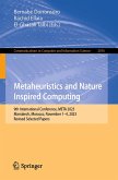 Metaheuristics and Nature Inspired Computing (eBook, PDF)