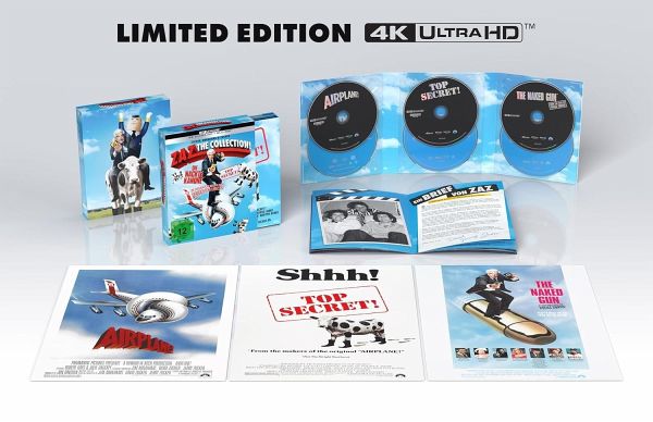 ZAZ: The Collection! 4K Ultra HD Blu-ray + Blu-ray / Limited Collectors Edition ZAZ: The Collection! 4K Ultra HD Blu-ray + Blu-ray / Limited Collectors Edition