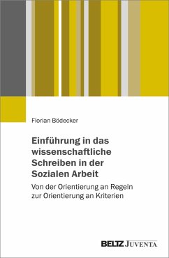 Cover Einführung in das wissenschaftliche Schreiben in der Sozialen Arbeit (eBook, PDF)