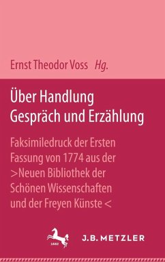 Cover Über Handlung Gespräch und Erzählung (eBook, PDF)