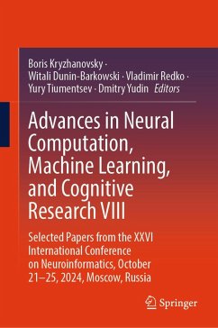 Cover Advances in Neural Computation, Machine Learning, and Cognitive Research VIII (eBook, ePUB)