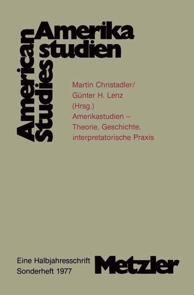 Amerikastudien / American Studies (Amst) (eBook, PDF)