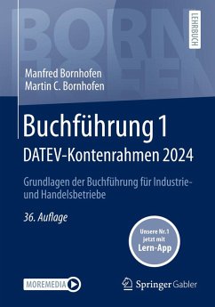 Buchführung 1 DATEV-Kontenrahmen 2024 (eBook, PDF) - Bornhofen, Manfred; Bornhofen, Martin C.