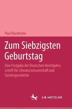 Cover Zum Siebzigsten Geburtstag (eBook, PDF)