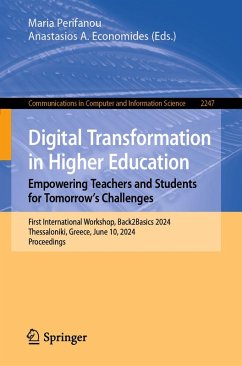 Digital Transformation in Higher Education. Empowering Teachers and Students for Tomorrow's Challenges (eBook, PDF)