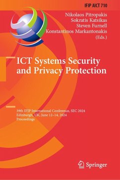Cover ICT Systems Security and Privacy Protection (eBook, PDF)