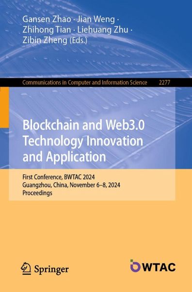 Blockchain and Web3.0 Technology Innovation and Application (eBook, PDF) Blockchain and Web3.0 Technology Innovation and Application (eBook, PDF)