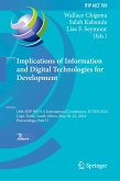 Implications of Information and Digital Technologies for Development (eBook, PDF)