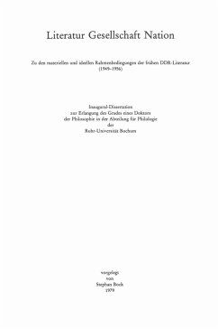 Cover Literatur - Gesellschaft - Nation (eBook, PDF)