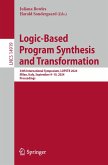 Logic-Based Program Synthesis and Transformation (eBook, PDF)