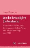 Von der Bestendigkeit [De Constantia] (eBook, PDF)