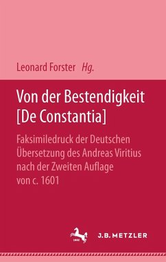 Cover Von der Bestendigkeit [De Constantia] (eBook, PDF)
