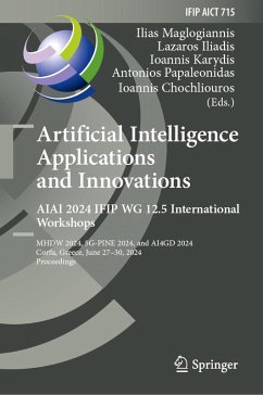 Cover Artificial Intelligence Applications and Innovations. AIAI 2024 IFIP WG 12.5 International Workshops (eBook, PDF)