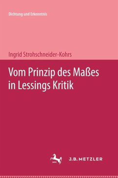 Cover Vom Prinzip des Maßes in Lessings Kritik (eBook, PDF)