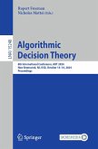 Algorithmic Decision Theory (eBook, PDF)