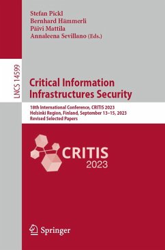 Cover Critical Information Infrastructures Security (eBook, PDF)