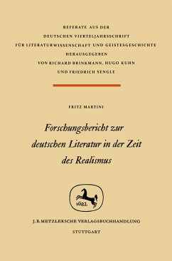 Forschungsbericht zur deutschen Literatur in nder Zeit des Realismus (eBook, PDF) - Martini, Fritz