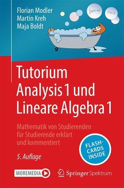 Tutorium Analysis 1 und Lineare Algebra 1 (eBook, PDF) - Modler, Florian; Kreh, Martin; Boldt, Maja
