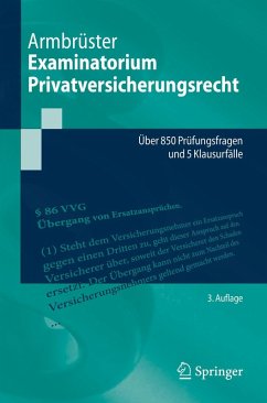 Examinatorium Privatversicherungsrecht (eBook, PDF) - Armbrüster, Christian