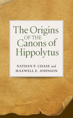 Cover The Origins of the Canons of Hippolytus (eBook, ePUB)