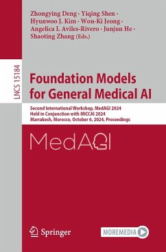 Cover Foundation Models for General Medical AI (eBook, PDF)