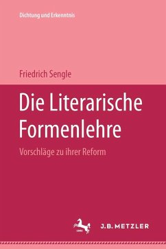 Die Literarische Formenlehre (eBook, PDF) - Sengle, Friedrich